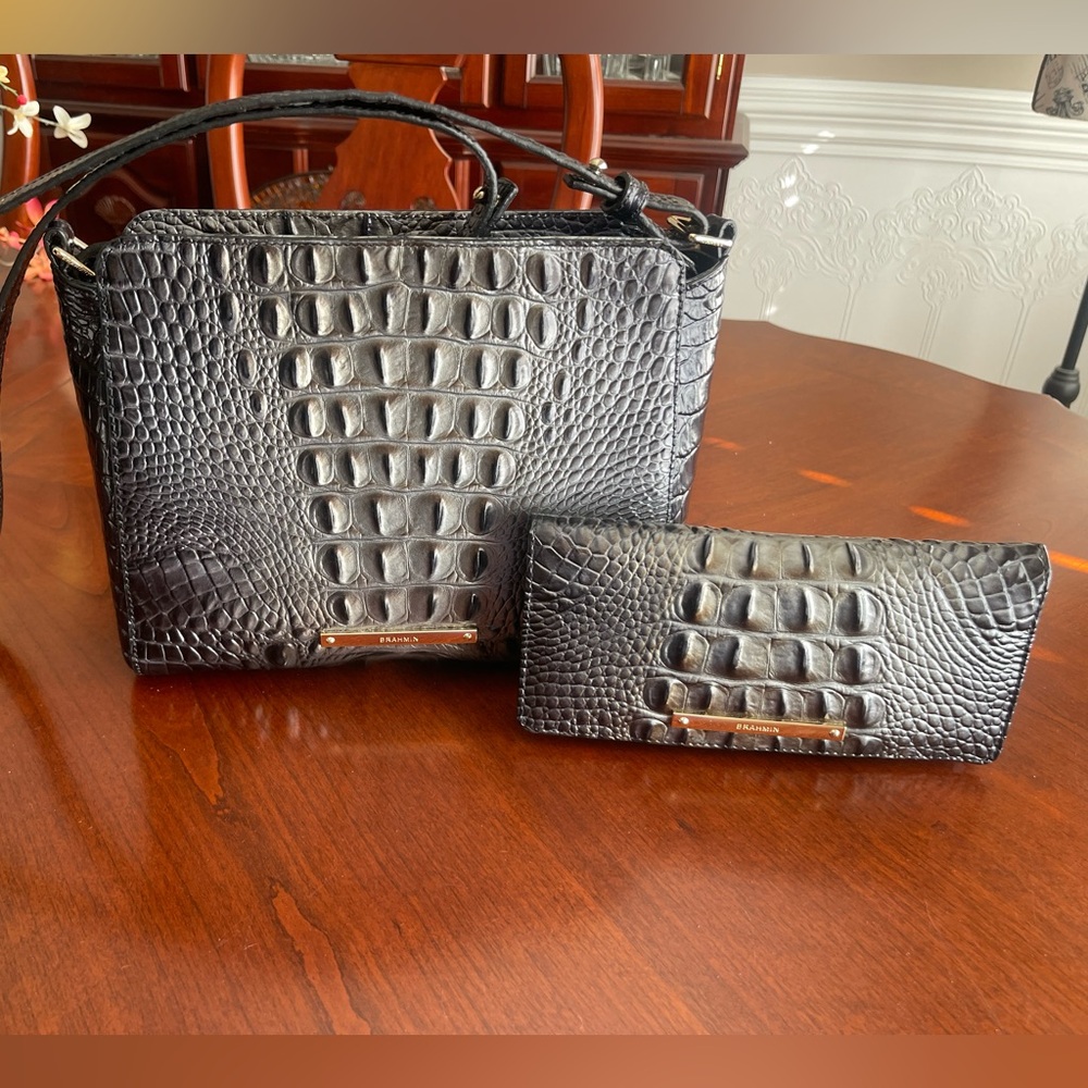 Brahmin Carrie Nightfall Ombré Melbourne Crossbody Bag